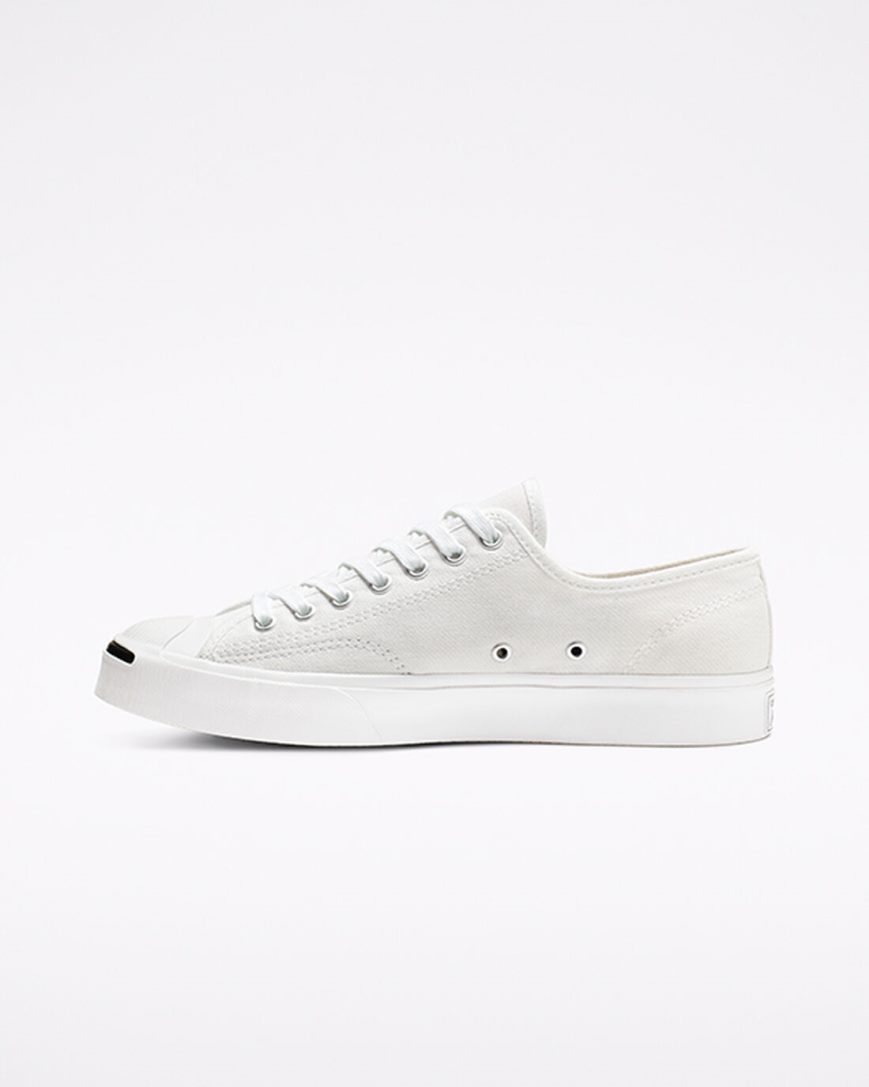 Zapatillas Bajas Converse Jack Purcell Canvas Hombre Blancas Negras | PE 542EW0